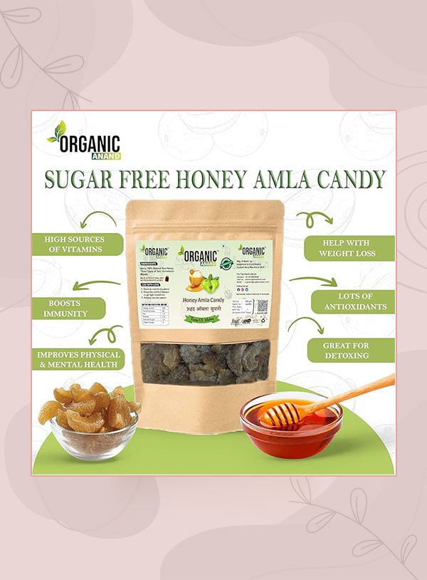 Homemade Sugar-Free Honey Amla Candy | Natural Amla Candy | Made with Raw Honey