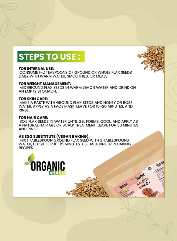 Flax Seeds | Alsi Seeds | Natural Source of Protein, Omega-3 & Dietary Fibre