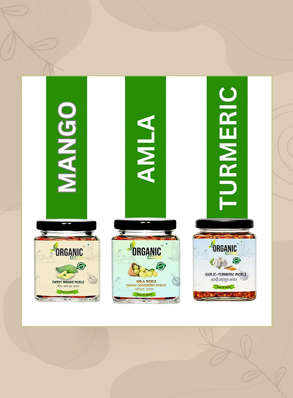 Organic Anand Immunity Trio (Mango + Amla + Garlic Turmeric)