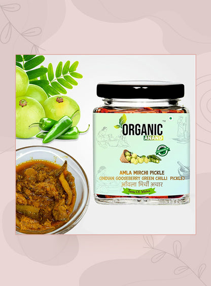 Homemade Amla Mirchi Pickle | Fresh Amla & Green Chilli | Traditional Indian Achaar