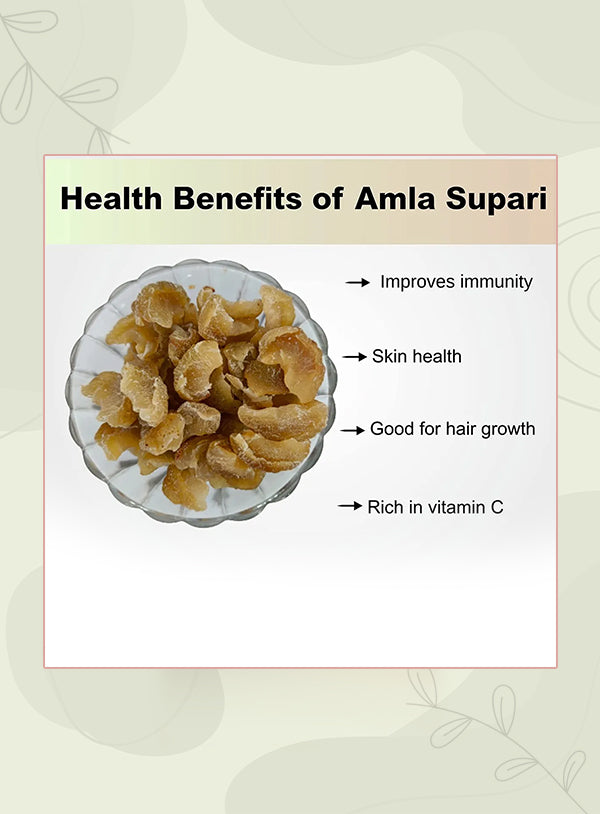 Natural Dried Amla Candy | Indian Gooseberry Candy | Sweet & Savory Masala Snack