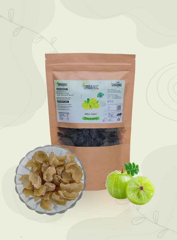 Natural Dried Amla Candy | Indian Gooseberry Candy | Sweet & Savory Masala Snack
