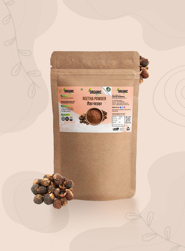 Reetha Powder | Soapnut & Aritha Powder | Natural Hair Cleanser