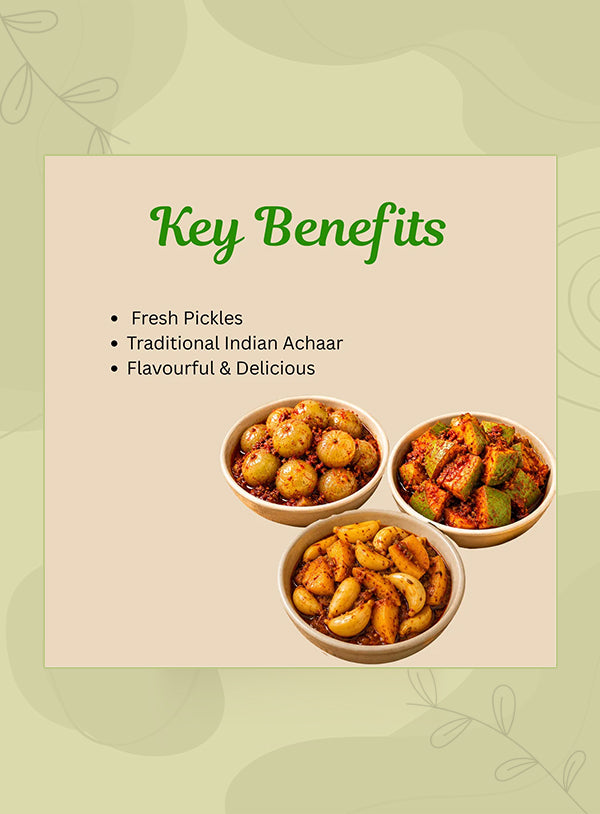Organic Anand Spicy Trio (Mango + Garlic Turmeric + Nimadi Lemon)