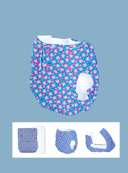 Reusable Cloth Diaper For Adults, Older Men & Women with 1 Wet Free 4 Layer Insert (Mosiac)