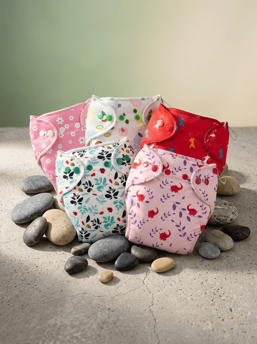 5 Piece Pack of New & Improved Smart Nappy for 10-18 months old (Size LXL)
